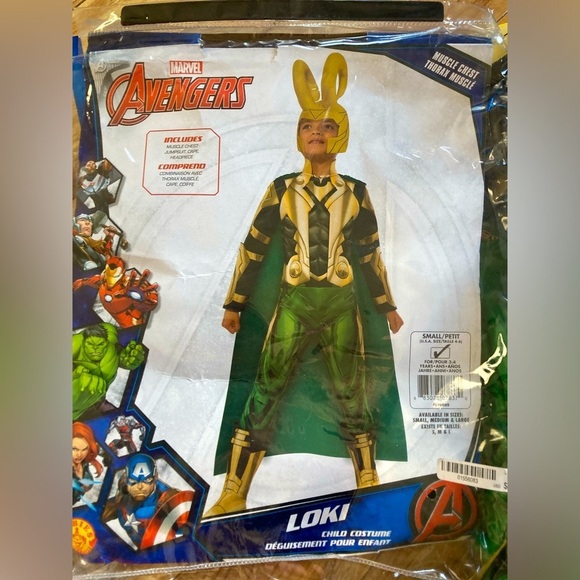 Marvel Other - Marvel Avengers Loki costume size kids small 4-6